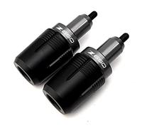 MAXZIZ 2 pièces pour Kawasaki Z650 Z 650 Z650RS Z650 2017-2023 2022 accessoires de moto curseurs de cadre de protection contre les chutes Protecteurs de collision (couleur : gris)