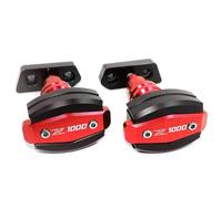 MAXZIZ Pour KAWASAKI Z1000 Z 1000 2007 2008 2009 Protection contre les chutes de moto Protection de carénage Protection de carénage Protecteur de protection anti-collision (couleur : rouge)