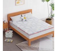 Maxzzz Topper viscoélastique 135 x 190 x 7,5 cm Soulage Les tensions Musculaires avec Particules de Gel, Topper Surmatelas Lavable, Surmatelas Respirant et Support et fermeté Moyenne