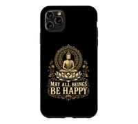 May All Beings Find Joy Bouddhiste Méditation Compassion Cadeau Coque pour iPhone 11 Pro Max