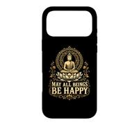 May All Beings Find Joy Bouddhiste Méditation Compassion Cadeau Coque pour iPhone 17 Pro Max