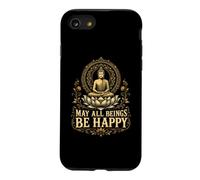 May All Beings Find Joy Bouddhiste Méditation Compassion Cadeau Coque pour iPhone SE (2020) / 7/8