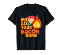 May All Your Bacon Burn Barbecue Grunge Vintage Sunset T-Shirt