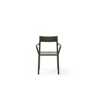 May Chaise D'extérieur avec Accoudoirs Vert Vert