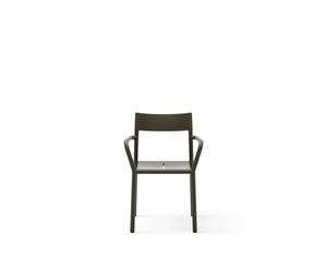 May Chaise D'extérieur avec Accoudoirs Vert Vert