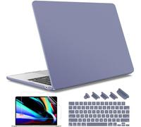 May Chen Compatible avec [dernière version 2022] MacBook Air 13,6" modèle A2681, coque rigide en plastique pour MacBook Air 13" Apple M2 Clip avec écran Retina pour Touch ID, gris lavande