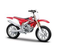 May Cheong Bburago CRF450 Moto - Réplique moulée sous Pression Incroyablement détaillée - Échelle 1:18, Rouge