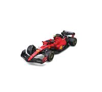 May Cheong Bburago FERRARI SF-23 Formual 1 Race Car -Sainz with Helmet - 1:18 Sc