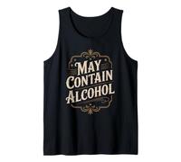 May Contain Alcohol Proverbe Drôle Alcool Mallorca Party Débardeur