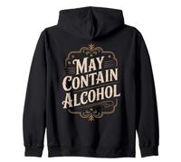 May Contain Alcohol Proverbe Drôle Alcool Mallorca Party Sweat à Capuche