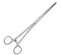May Doublure Pince courbe 25 cm - stable Accessoires Outils pour plus grande Doublure Animaux et à toucher des Oiseaux araignées et scorpions - Terrarium - Acier inoxydable