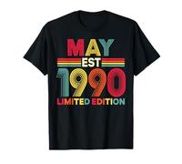 May Est 1990 Anniversaire Édition limitée 36 Ans 36 Ans T-Shirt