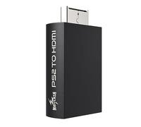 Mayflash Adaptateur convertisseur PS2 vers HDMI, convertisseur vidéo avec sortie audio 3,5 mm pour HDTV et moniteur HDMI compatible avec tous les modes d'affichage PS2