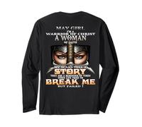 May Girl, Je suis Une guerrière du Christ, Une Femme de Foi Manche Longue