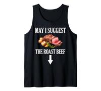 May I Suggest The Roast Beef Adult Humour Blague Inappropriée Débardeur