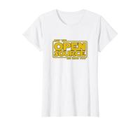 May Open Source Programming Fun Devops Software Linux Java T-Shirt, Femme, Blanc, XXL