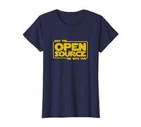 May Open Source Programming Fun Devops Software Linux Java T-Shirt, Femme, Bleu Marine, XL