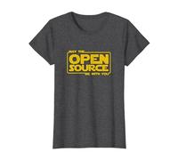 May Open Source Programming Fun Devops Software Linux Java T-Shirt, Femme, Chiné Foncé, 3XL