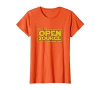 May Open Source Programming Fun Devops Software Linux Java T-Shirt, Femme, Orange, L