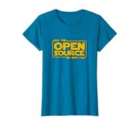 May Open Source Programming Fun Devops Software Linux Java T-Shirt, Femme, Saphir, XS