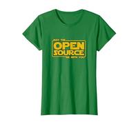 May Open Source Programming Fun Devops Software Linux Java T-Shirt, Femme, Vert Kelly, L