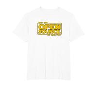 May Open Source Programming Fun Devops Software Linux Java T-Shirt, Homme Grandes Tailles, Blanc, 6X Tall
