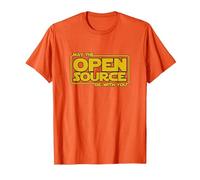 May Open Source Programming Fun Devops Software Linux Java T-Shirt, Homme, Orange, L