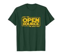 May Open Source Programming Fun Devops Software Linux Java T-Shirt, Homme, Vert Forêt, XL