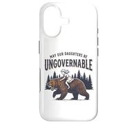 May Our Daughters Be Ungovernable | Fille Ours féministe Coque pour iPhone 17