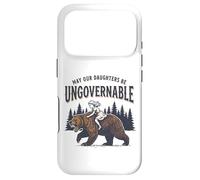 May Our Daughters Be Ungovernable | Fille Ours féministe Coque pour iPhone 17 Pro