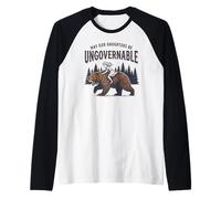 May Our Daughters Be Ungovernable | Fille Ours féministe Manche Raglan