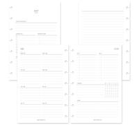 MAY PAPER CO. Planning hebdomadaire 2026/2027 - Semaine datée sur 2 pages avec tracker - Format mini Happy Planner - Juillet 2026 à juin 2027 - Recharge de planificateur