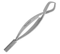 May Pince à Tiques Acier Inoxydable Autobloquante pour Chien & Chat - Pincette Professionnelle pour Retrait Sécurisé des Tiques - Inox & Précise