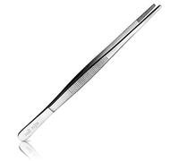 May - Pince du Chef à Rôtir et Grill - Pincettes Cuisinier Droite - Ustensiles de Cuisine - Longueur: 20 cm - INOX