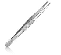 May - Pince du Chef à Rôtir et Grill - Pincettes Cuisinier Droite - Utensiles de Cuisine - Longuer: 13 cm - Inox