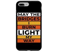 May The Bridges I Burn Light My Way Bandes des années 70 Coque pour iPhone 7 Plus/8 Plus