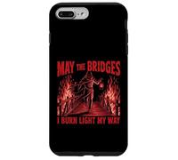 May The Bridges I Burn Light My Way Funny Goth Gothic Skull Coque pour iPhone 7 Plus/8 Plus
