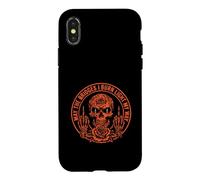 May The Bridges I Burn Light My Way Funny Goth Gothic Skull Coque pour iPhone X/XS