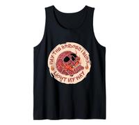 May The Bridges I Burn Light My Way Skull Gothic Graphic Débardeur