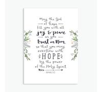 May The God Of Hope Carte de vœux A6