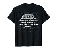 May The Lord Be with You Écriture Bible Verse Jésus Lover T-Shirt