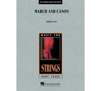 MAY TOM - MARCH AND CANON FOR STRINGS - SCORE AND PARTS