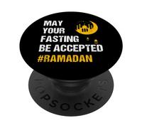 May Your Fasting Be Accepted - Ramadan Kareem Month 2026 PopSockets PopGrip Adhésif