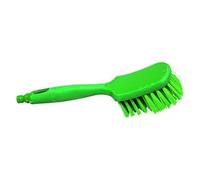 Maya 52154 - brosse MANCHE, bord caoutchouc, Passage eau/attelage, Fibre dure, 300 x 75 mm, Vert