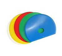 Maya 81915 - raclette souple, pour masse Ronde avec trou, 160 x 125 x 1,65 mm, Blanc