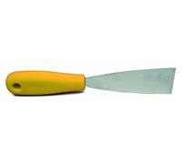 Maya 88042 - spatule Acier inoxydable, rigide, MANCHE Plastique, 40 mm, Jaune