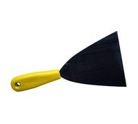 Maya 88102 - spatule Acier inoxydable, rigide, MANCHE Plastique, 120 mm, Jaune