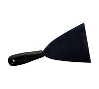 Maya 88102 - spatule Acier inoxydable, rigide, MANCHE Plastique, 120 mm, Noire