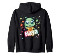 Maya - Beau nom de Fille avec Un Mignon Extraterrestre Sweat à Capuche
