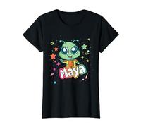 MAYA - beau nom de fille avec un mignon extraterrestre T-Shirt